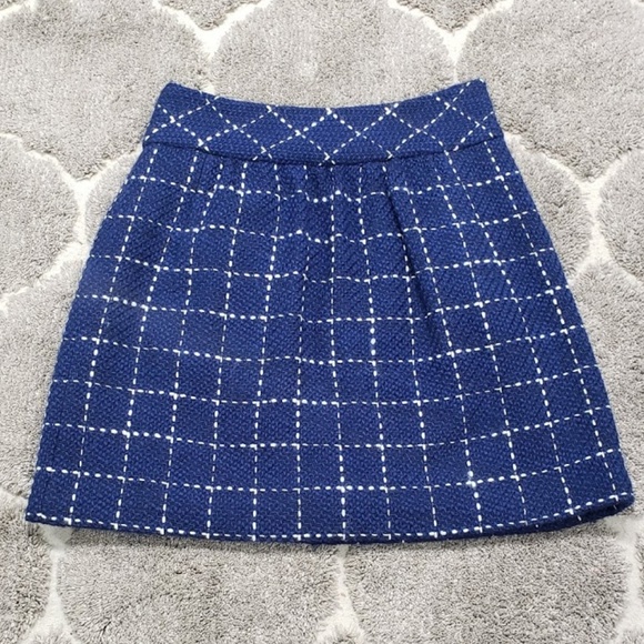Anthropologie Maeve Converging Bits Plaid Skirt 8 - Picture 3 of 8